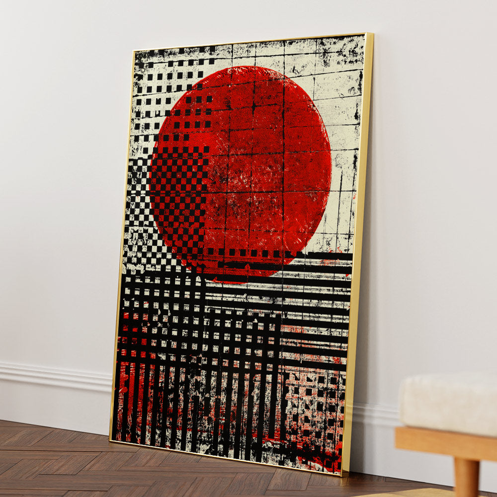 Empire Sun Canvas Painting - XS / Matte Paper / Rolled Art - Nook At You