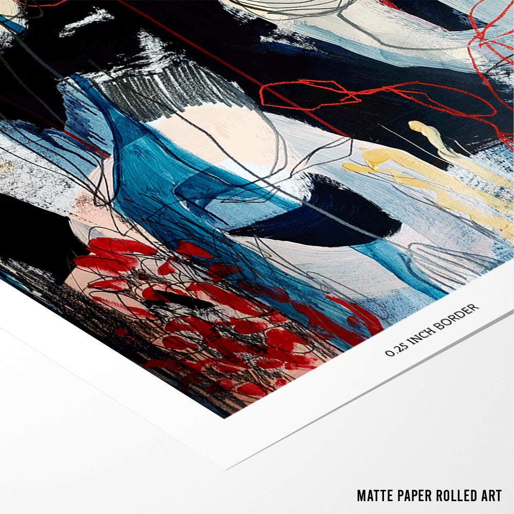 Chaotic Symphony Canvas Print - XS / Matte Paper / Rolled Art - Nook At You