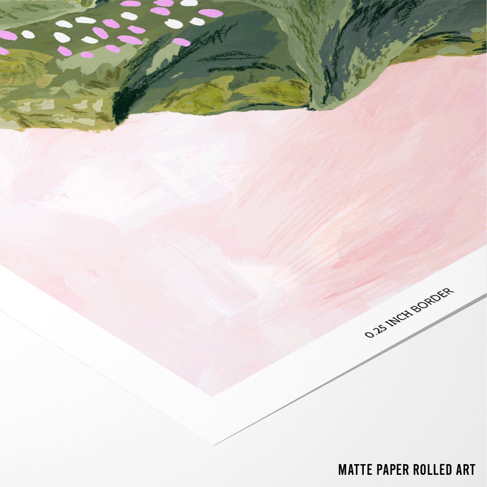 Mountain House Landscape Wall Art - XS / Matte Paper / Rolled Art - Nook At You