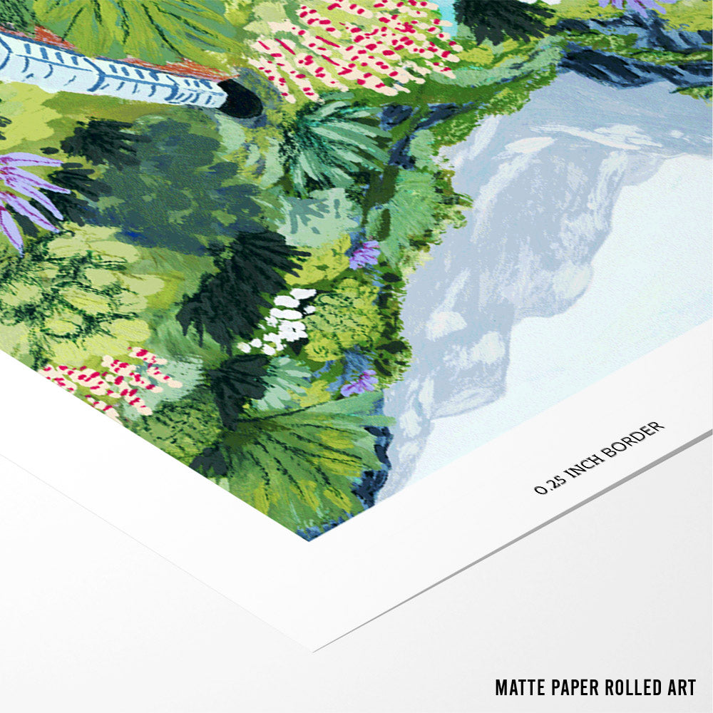 Train Travel Wall Art Poster - XS / Matte Paper / Rolled Art - Nook At You