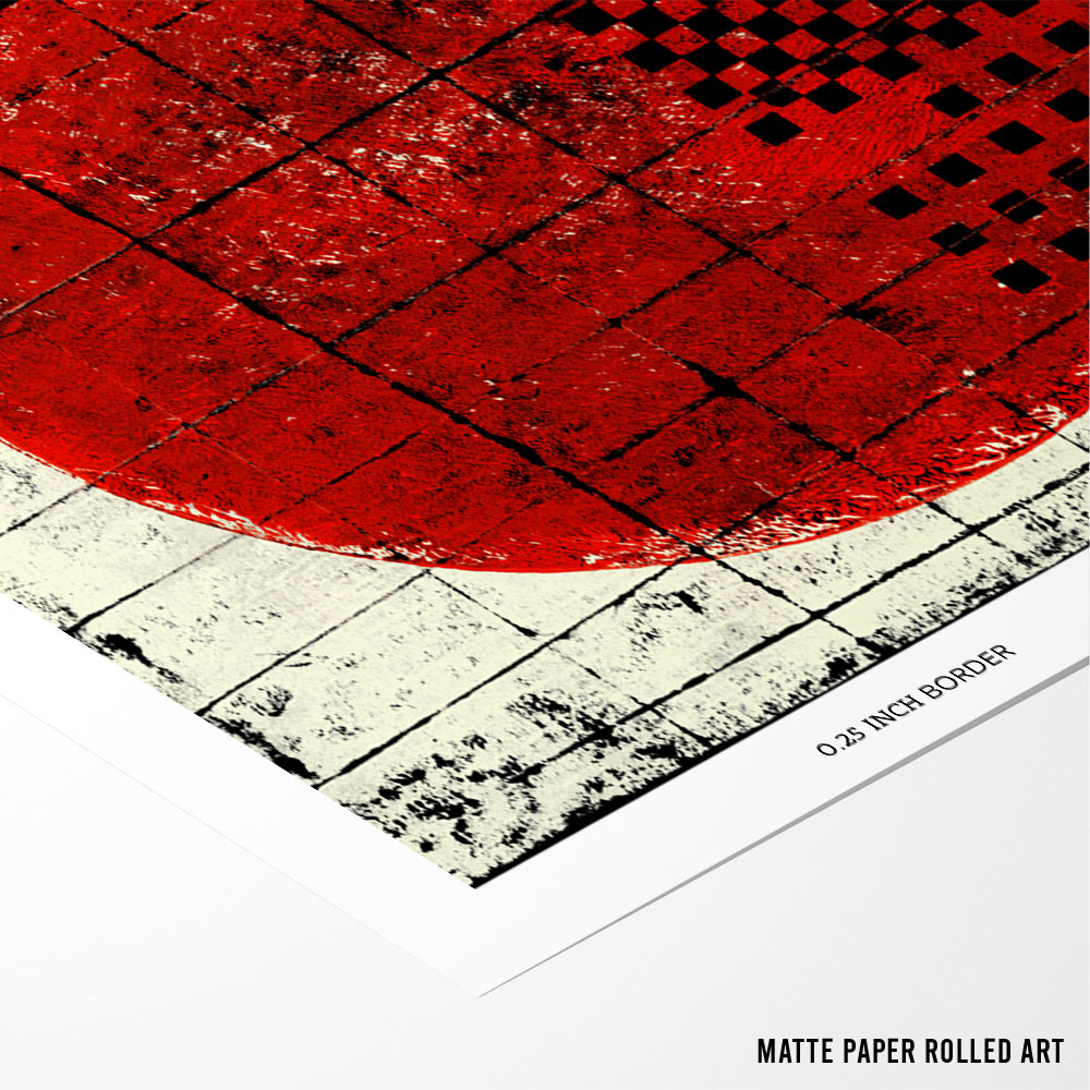 Empire Sun Canvas Painting - XS / Matte Paper / Rolled Art - Nook At You