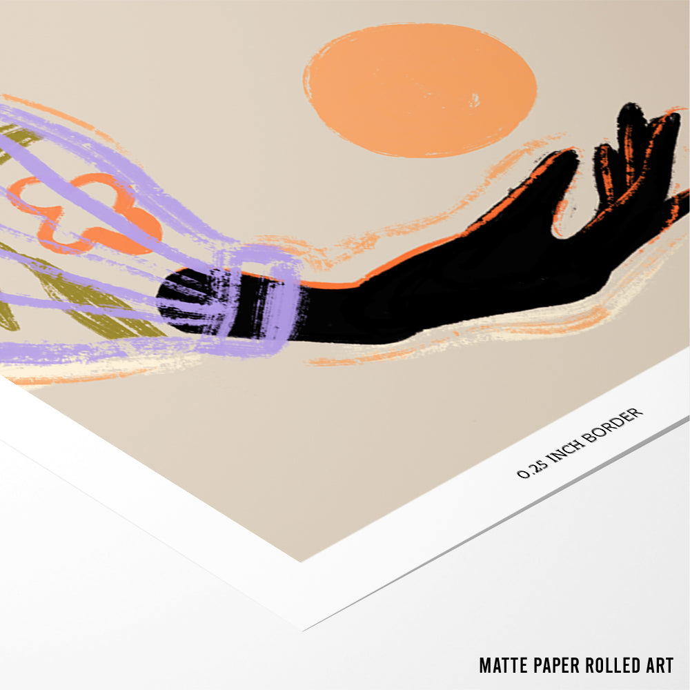 Embrace The Sun Canvas Prints - XS / Matte Paper / Rolled Art - Nook At You