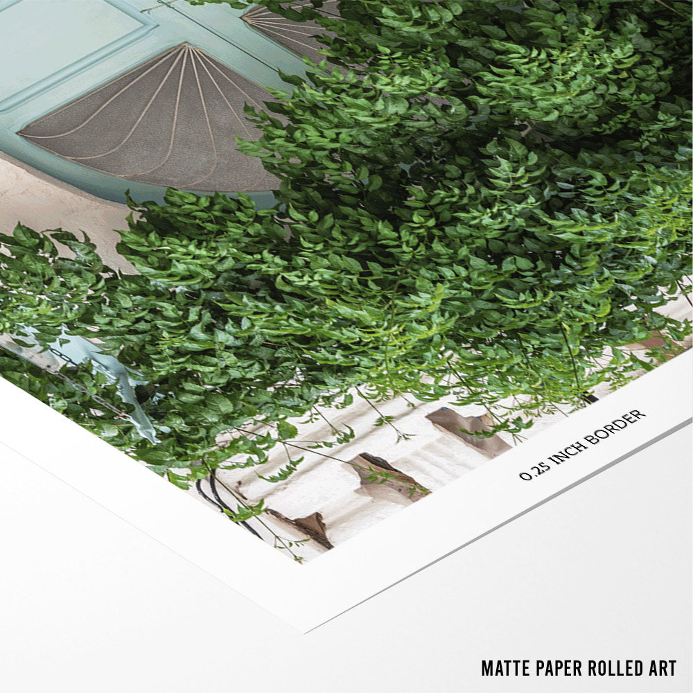Botanical Facade Aesthetic Wall Art - XS / Matte Paper / Rolled Art - Nook At You