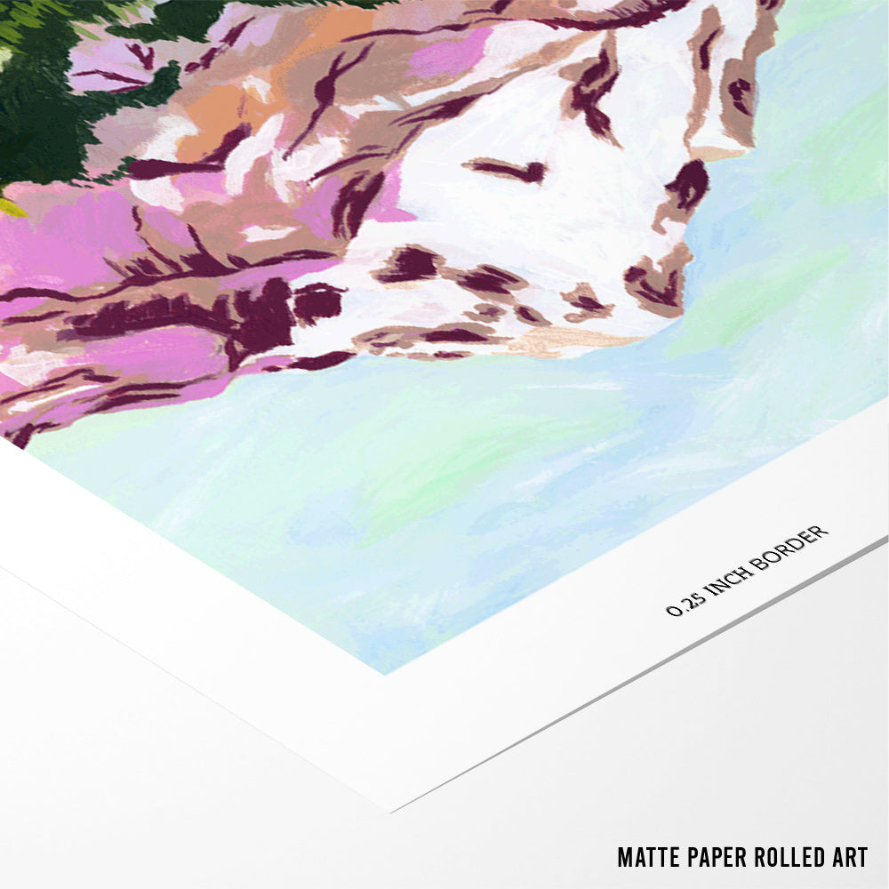 Chain Lakes Landscape Wall Art - XS / Matte Paper / Rolled Art - Nook At You