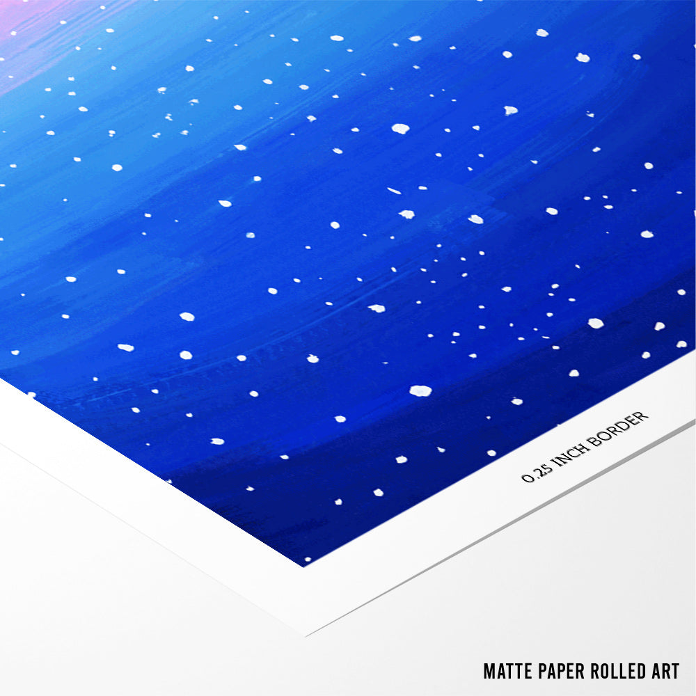 Joshua Tree Canvas Painting - XS / Matte Paper / Rolled Art - Nook At You