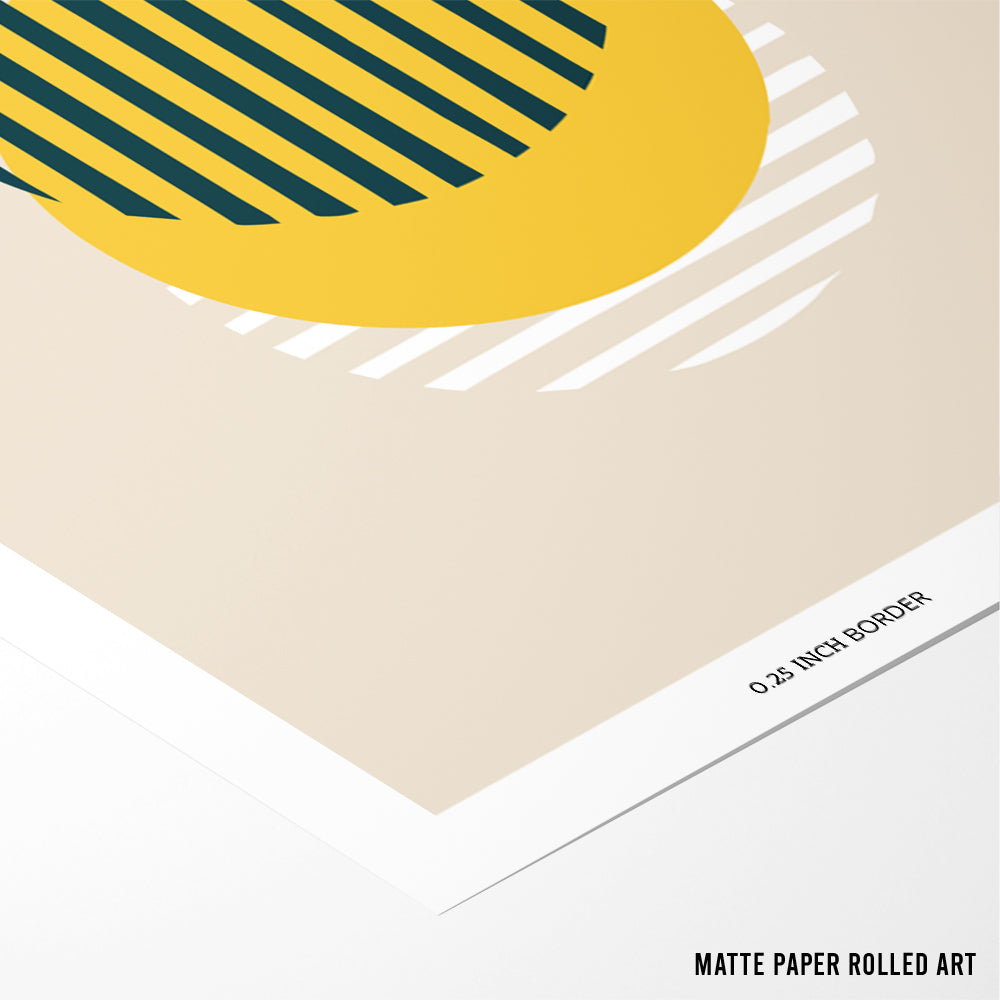 Sunrise Stripes Wall Art Poster - XS / Matte Paper / Rolled Art - Nook At You