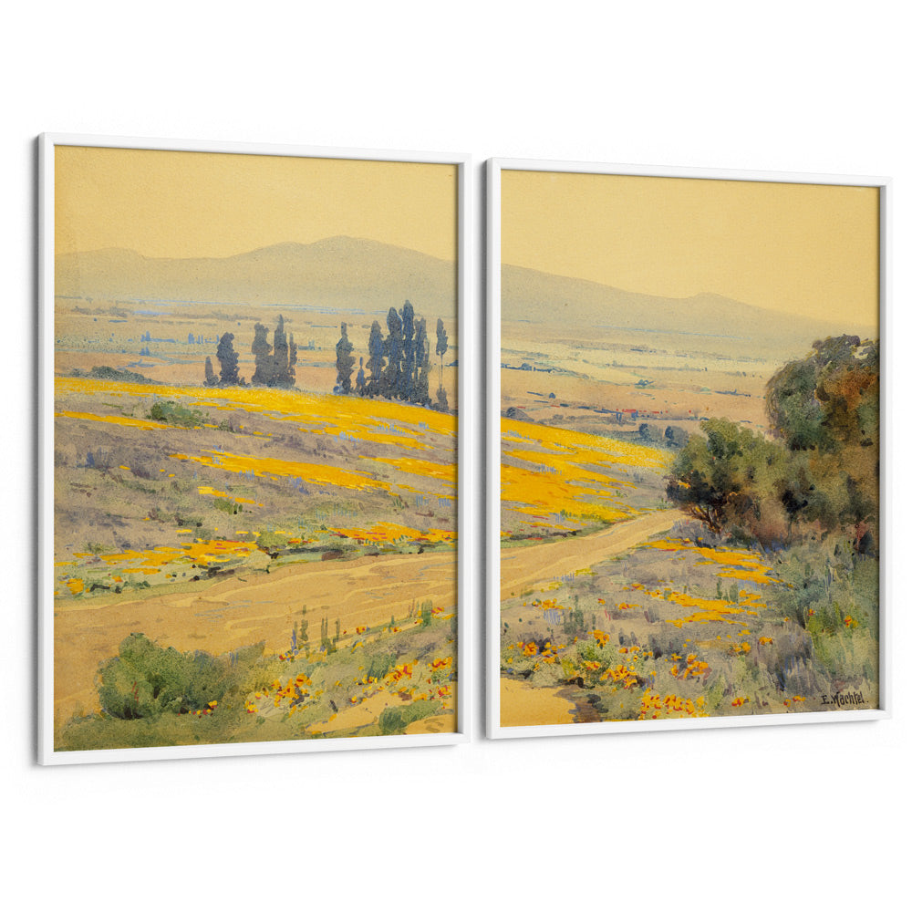 California Dreamscape Set of 2 Landscape Art - XS / Matte Paper / Rolled Art - Nook At You