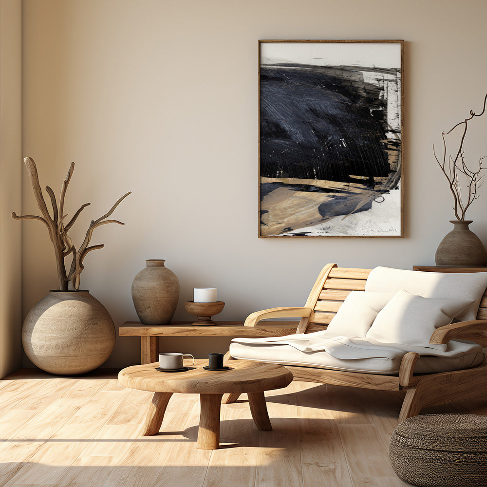 Snap No. 3 Abstract Artwork - XS / Matte Paper / Rolled Art - Nook At You