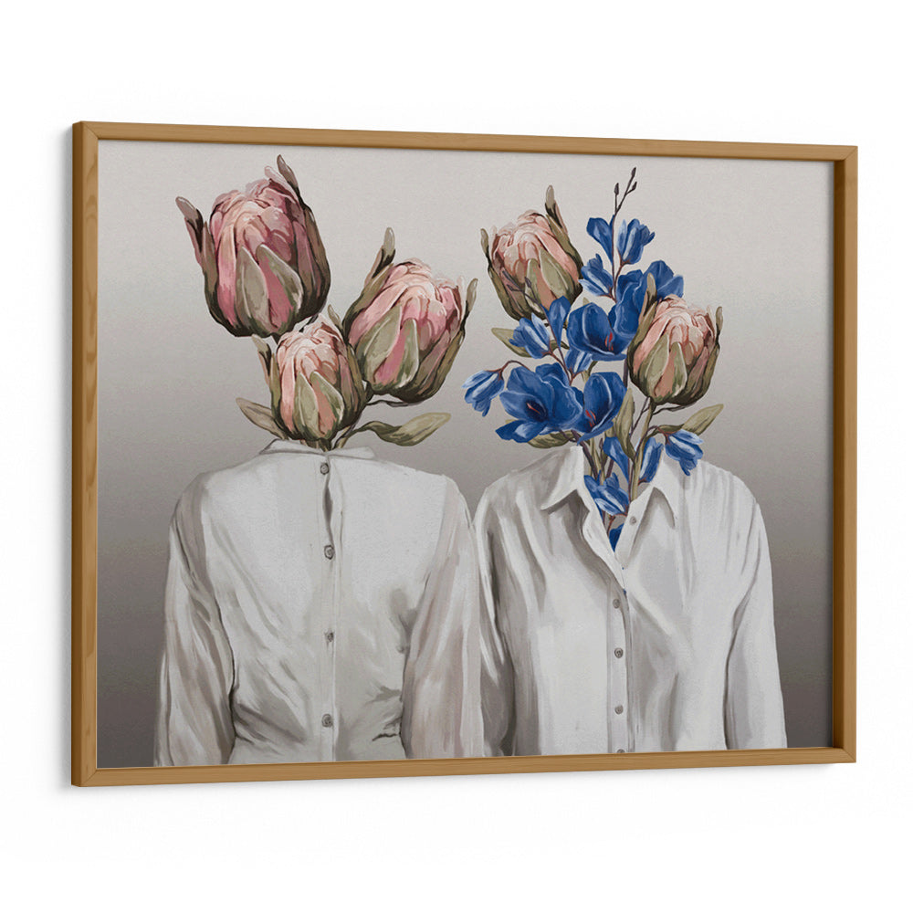 Botanical Souls Floral Head Wall Art - XS / Matte Paper / Rolled Art - Nook At You