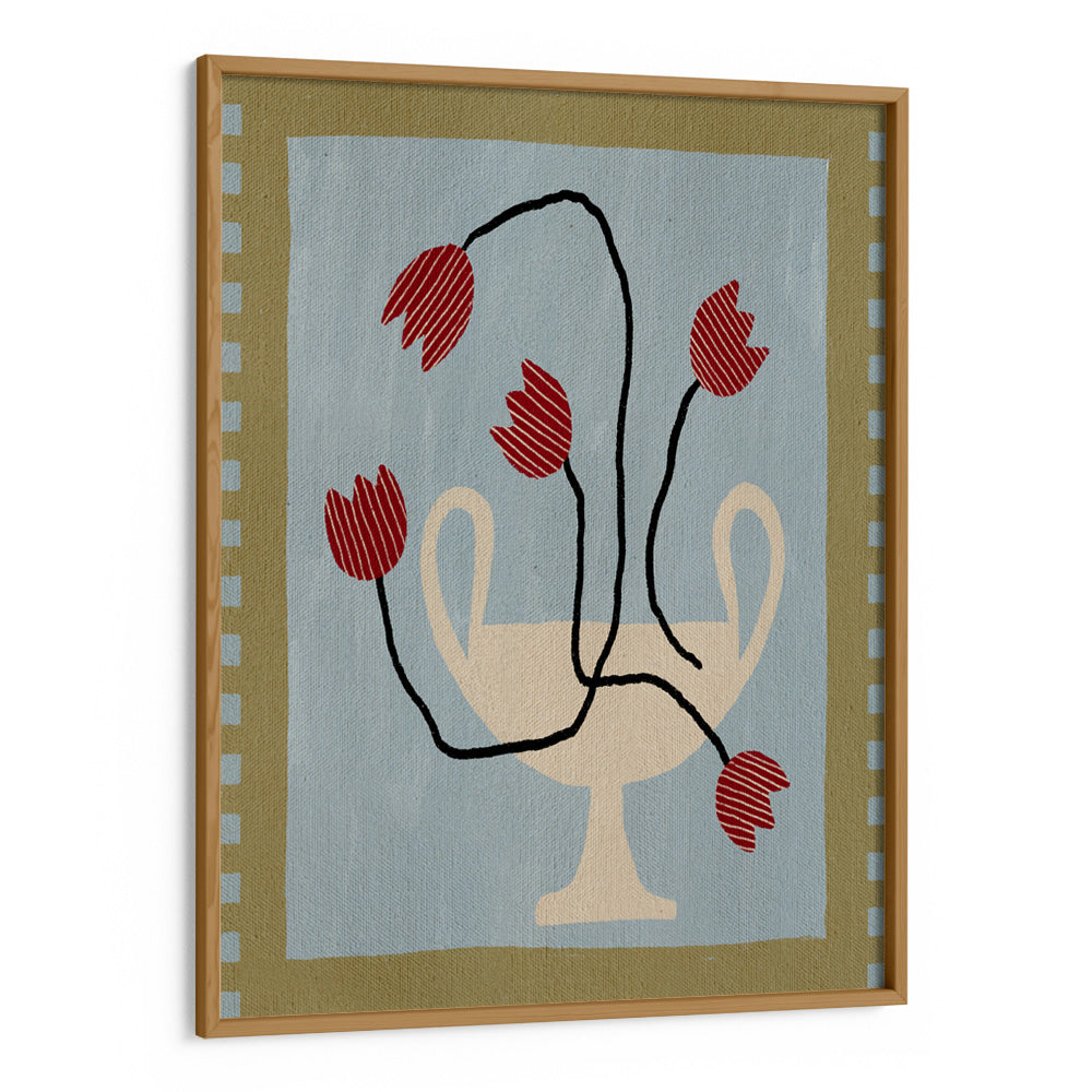 Tangled Bloom Canvas Painting - XS / Matte Paper / Rolled Art - Nook At You