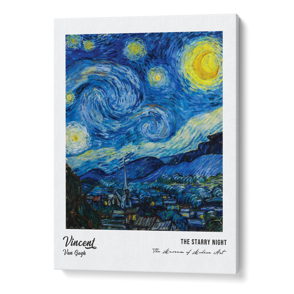 Vincent Van Gogh - The Starry Night Landscape Art - XS / Matte Paper / Rolled Art - Nook At You