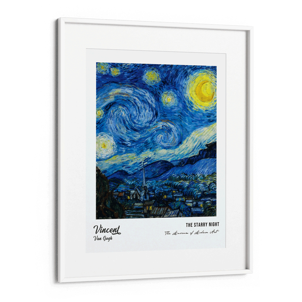 Vincent Van Gogh - The Starry Night Landscape Art - XS / Matte Paper / Rolled Art - Nook At You