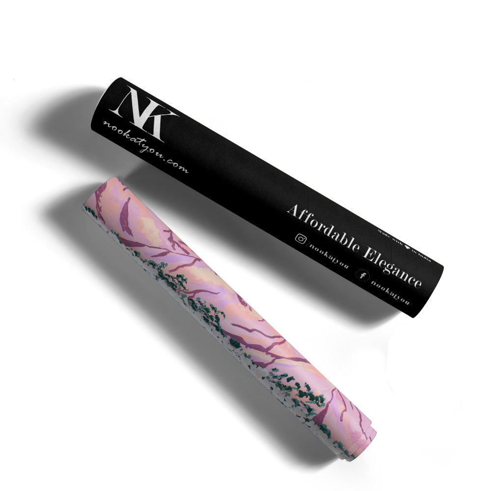 Pink Desert  Landscape Art Print - XS / Matte Paper / Rolled Art - Nook At You