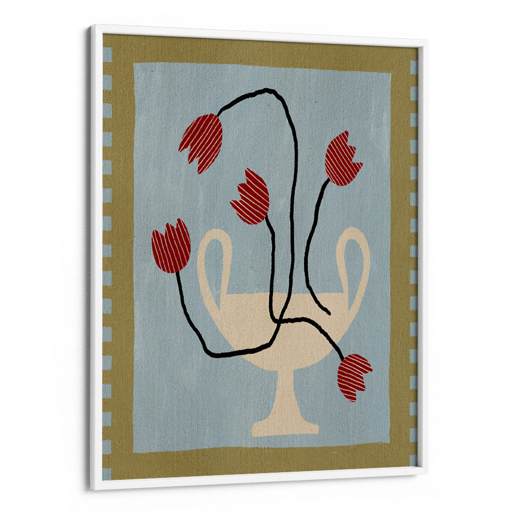 Tangled Bloom Canvas Painting - XS / Matte Paper / Rolled Art - Nook At You