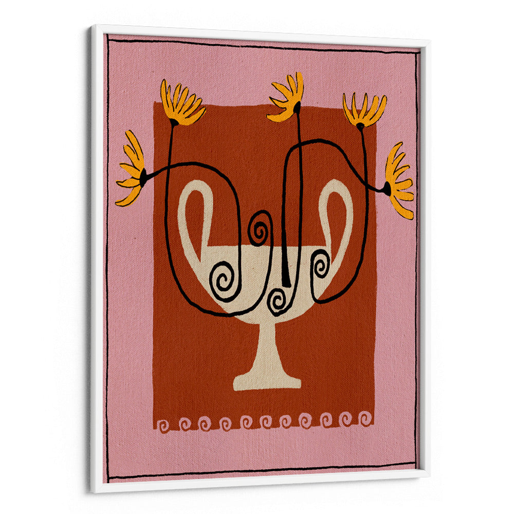 The Spiraled Vase Boho Wall Art - XS / Matte Paper / Rolled Art - Nook At You