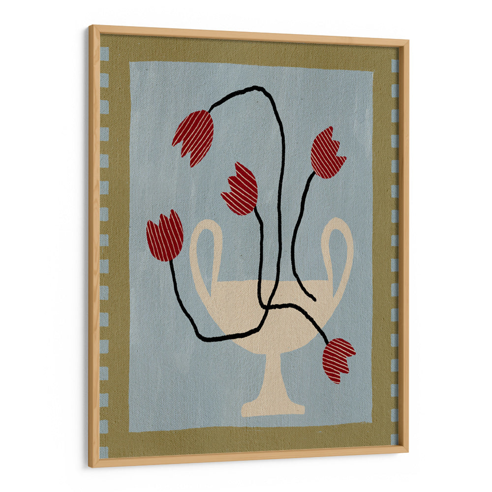 Tangled Bloom Canvas Painting - XS / Matte Paper / Rolled Art - Nook At You