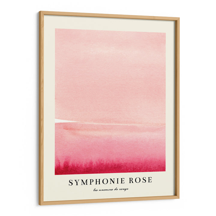 Symphonie Rose II Abstract Art-Wooden Frame-Nook At You