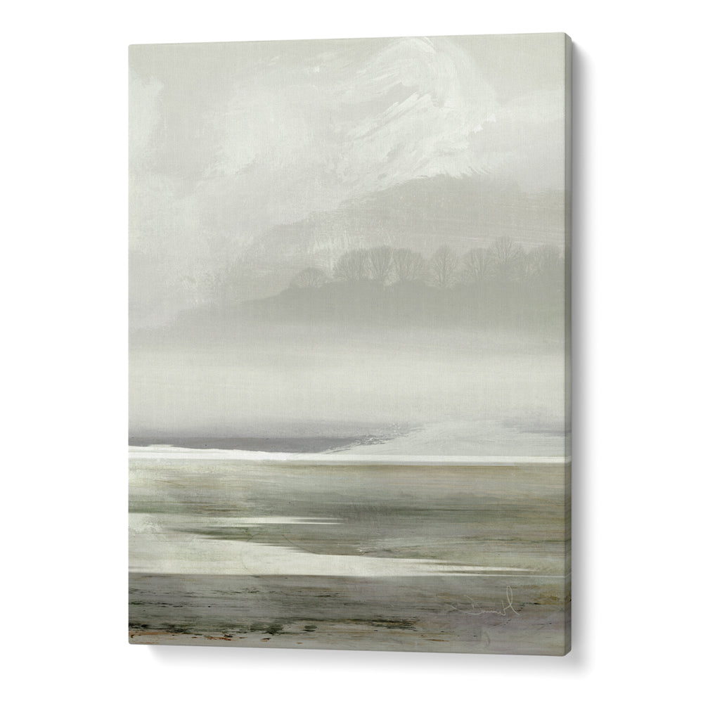 Serene Watercolor Horizons Abstract Art-Gallery Wrap-Nook At You