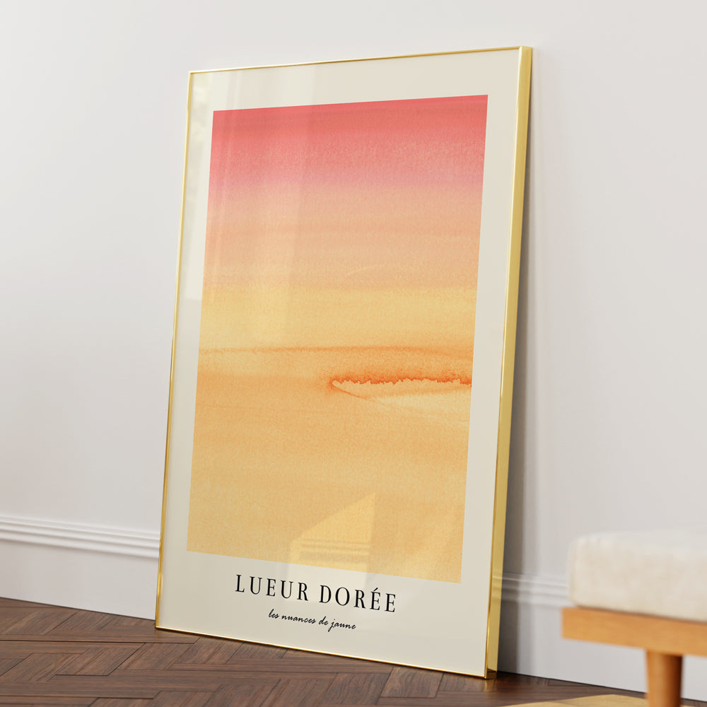 Lueur Doree II Abstract Art - XS / Matte Paper / Rolled Art - Nook At You