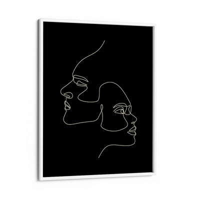 Deceit - Black Nook At You Matte Paper White Frame
