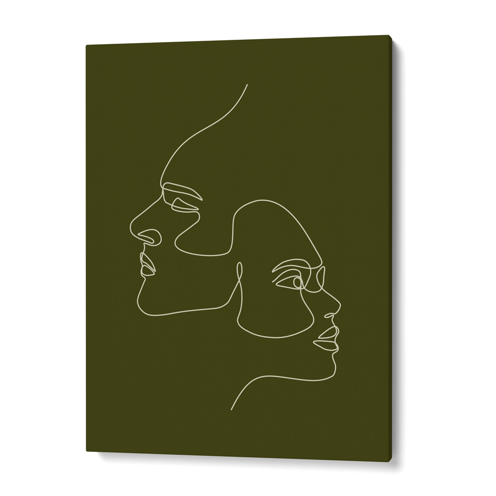 Deceit - Green Abstract Wall Art-Gallery Wrap-Nook At You