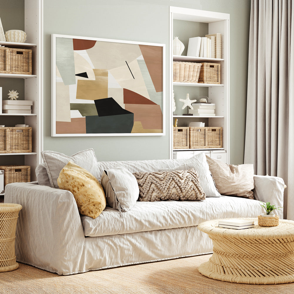 Balance - B Abstract Wall Art-Rolled Art-Nook At You