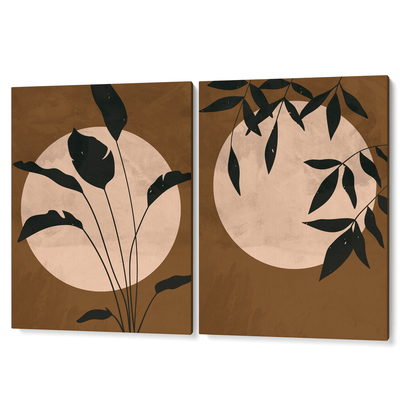 Moonlit Fauna Set of 2 Nook At You Canvas Gallery Wrap