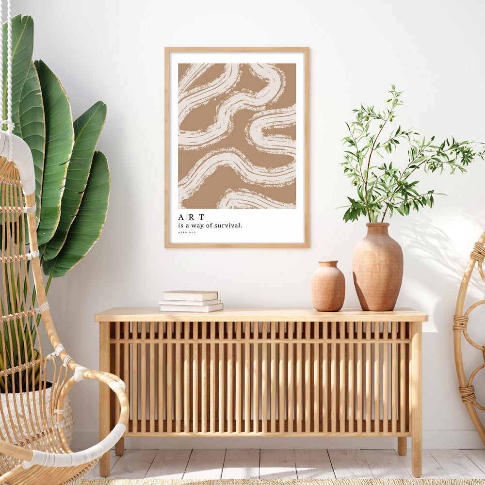 Art Is A Way... Exhibition Poster Abstract Prints-Rolled Art-Nook At You