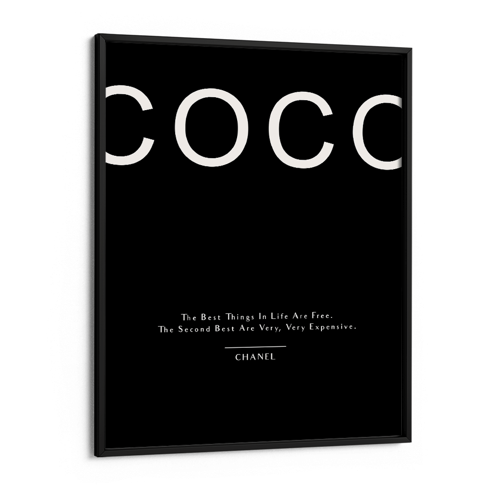 COCO Chanel - Black - XS / Canvas / Rolled Art - Nook At You