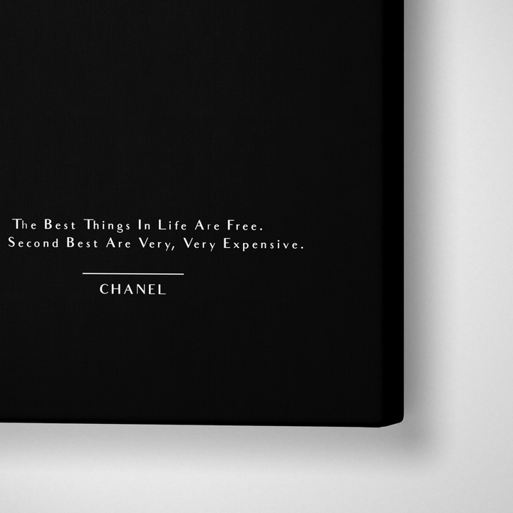 COCO Chanel - Black Nook At You Canvas Gallery Wrap