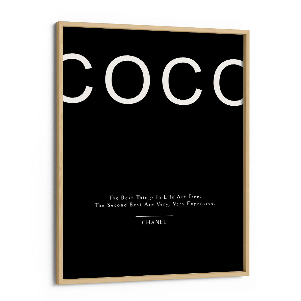 COCO Chanel - Black - XS / Canvas / Rolled Art - Nook At You