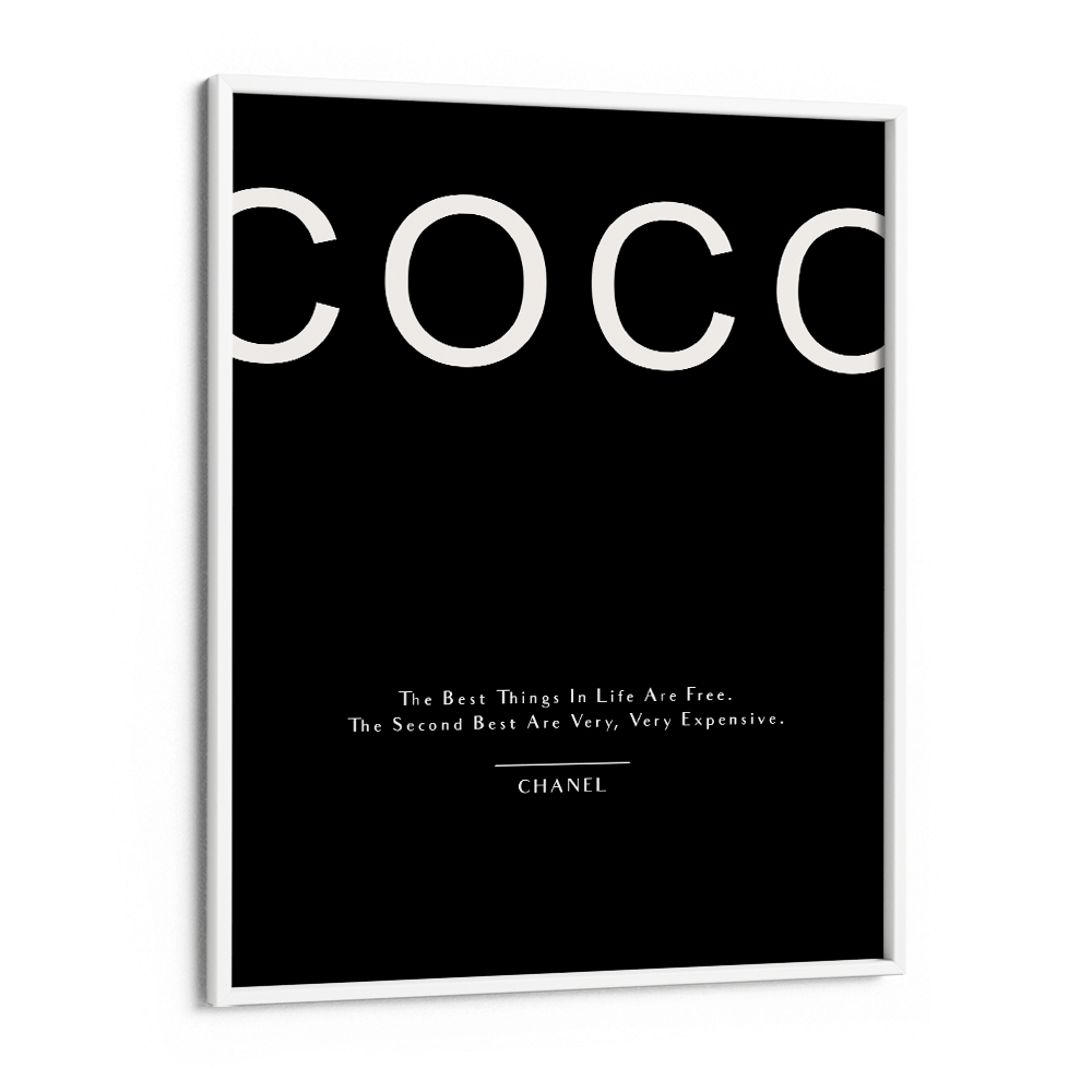 COCO Chanel - Black - XS / Canvas / Rolled Art - Nook At You