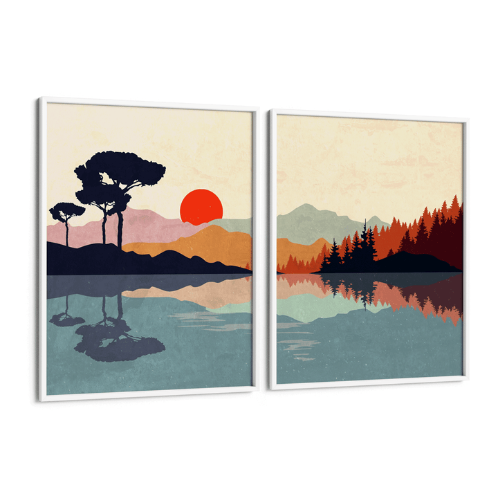 Burnt Orange Serengeti Nook At You Matte Paper White Frame
