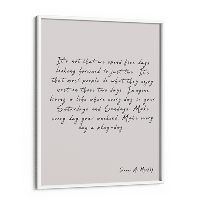 Personalized Letter Nook At You Matte Paper White Frame