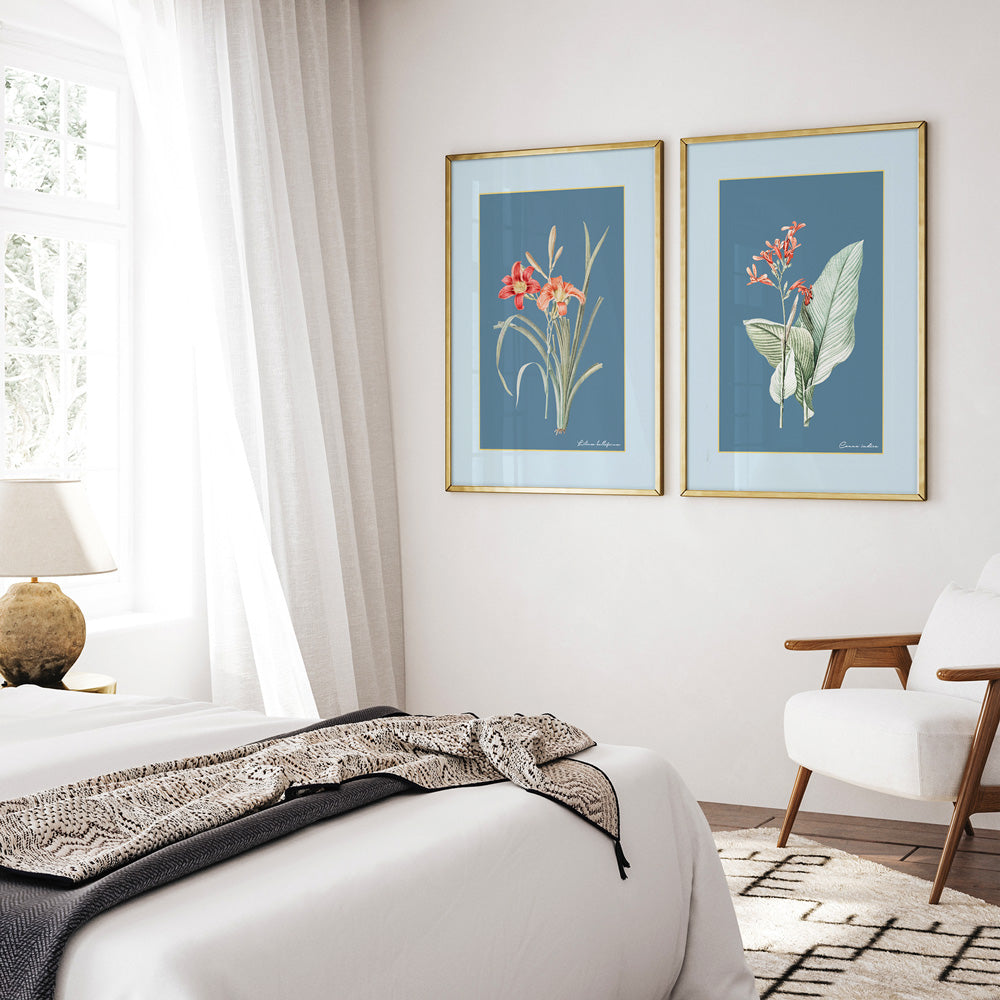 Blossom Bliss - Wild Blue Nook At You Matte Paper Rolled Art