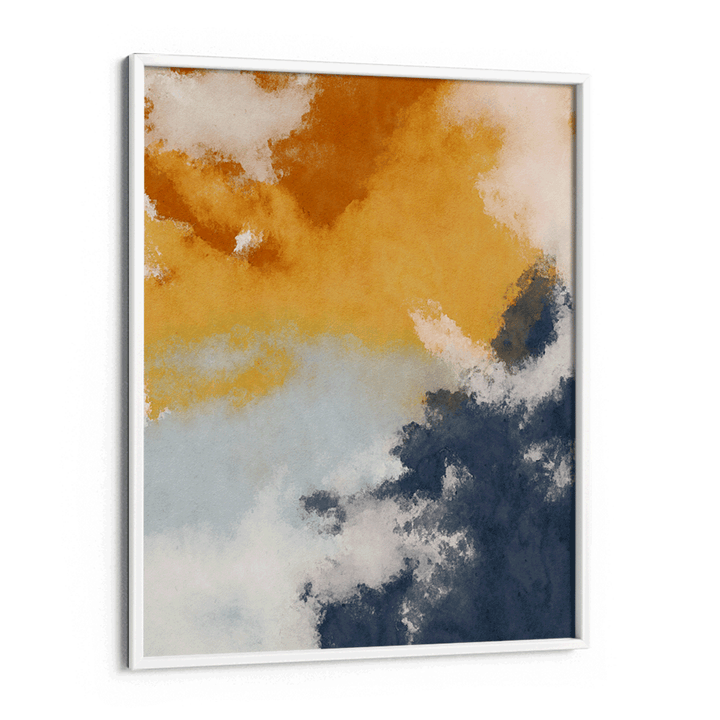 Chaos Abstract Wall Art-White Frame-Nook At You