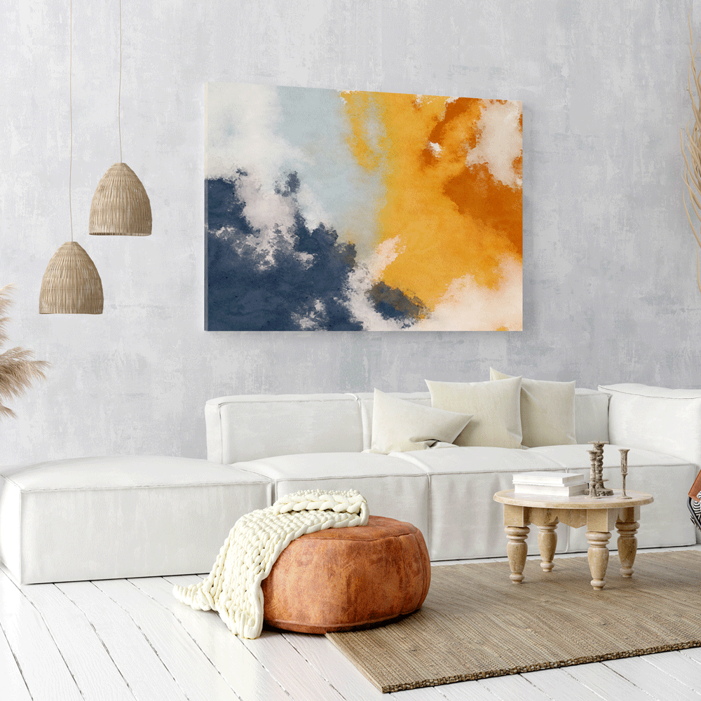 Chaos Abstract Wall Art-Rolled Art-Nook At You