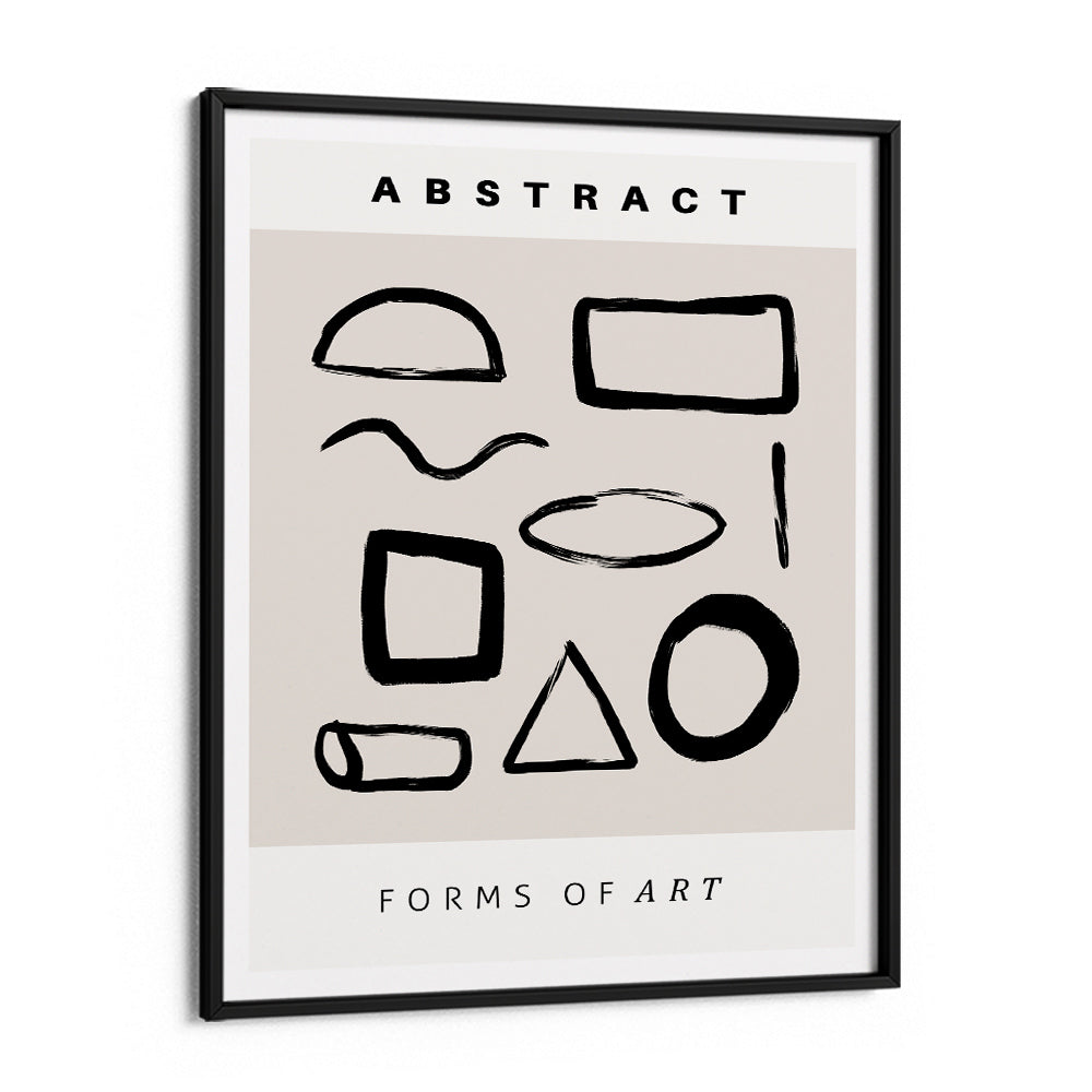 Abstract Signs Nook At You Matte Paper Black Frame