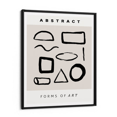 Abstract Signs Nook At You Matte Paper Black Frame