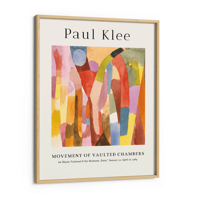 Paul Klee - Movement Of Vaulted Chambers Nook At You Matte Paper Wooden Frame