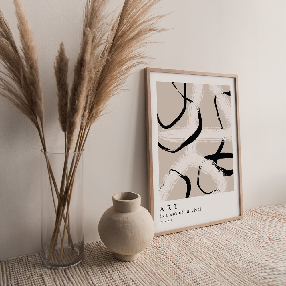 A.R.T Exhibition Poster Abstract Prints-Rolled Art-Nook At You