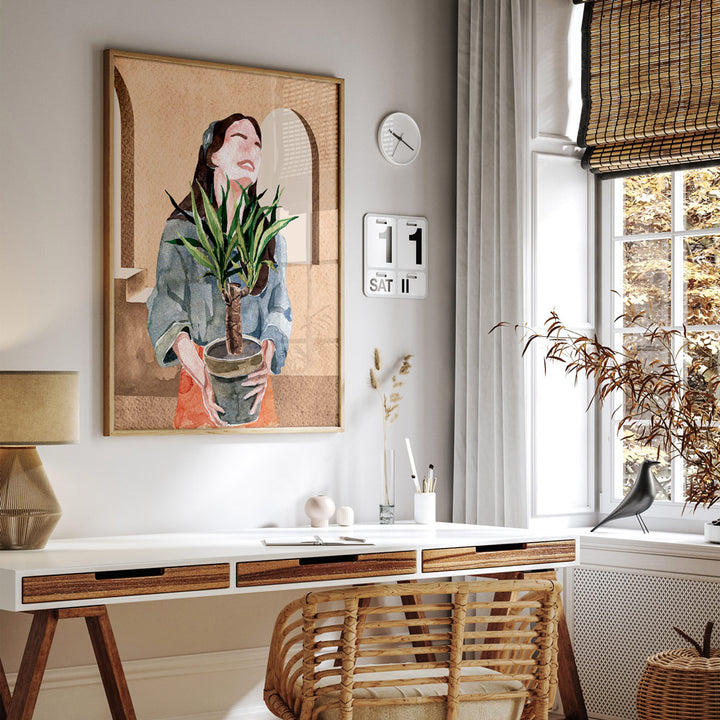 Happiness Nook At You Matte Paper Rolled Art