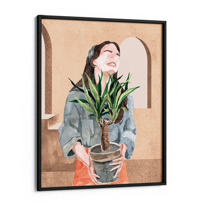 Happiness Nook At You Matte Paper Black Frame