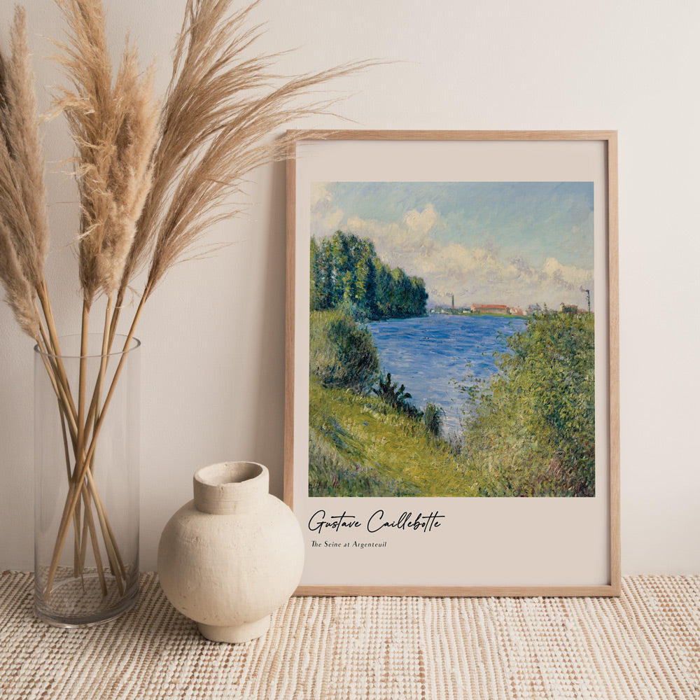 Gustave Caillebotte - The Seine At Argenteuil - XS / Canvas / Rolled Art - Nook At You