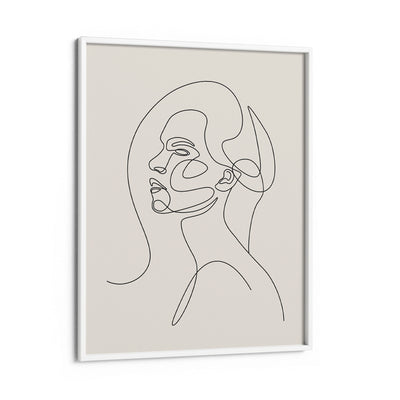Elated Balance - White Nook At You Matte Paper White Frame