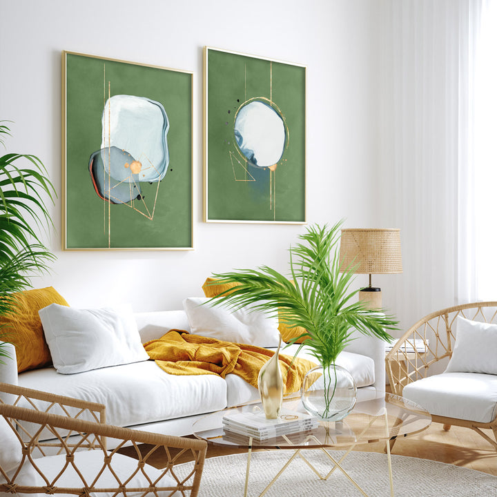 Mint Julep - I Abstract Prints-Rolled Art-Nook At You