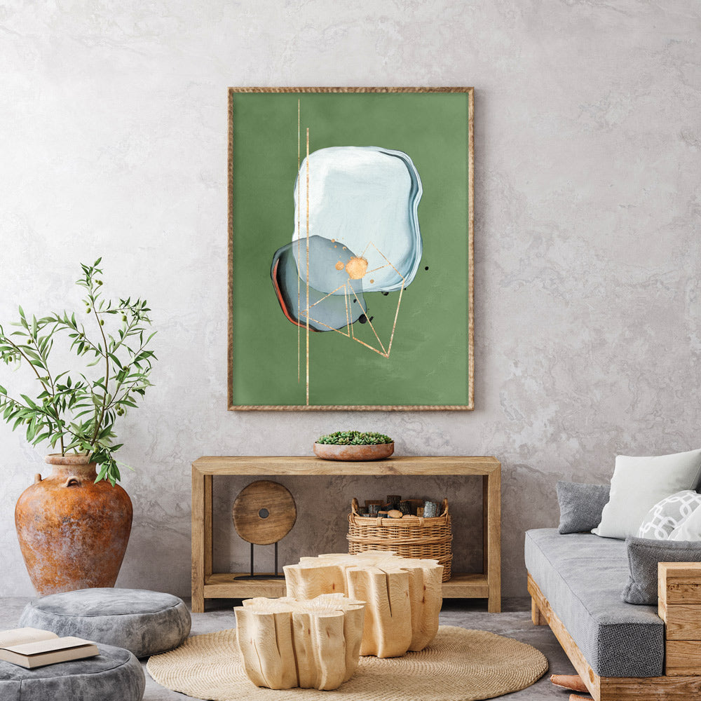 Mint Julep - I Abstract Prints - XS / Matte Paper / Rolled Art - Nook At You