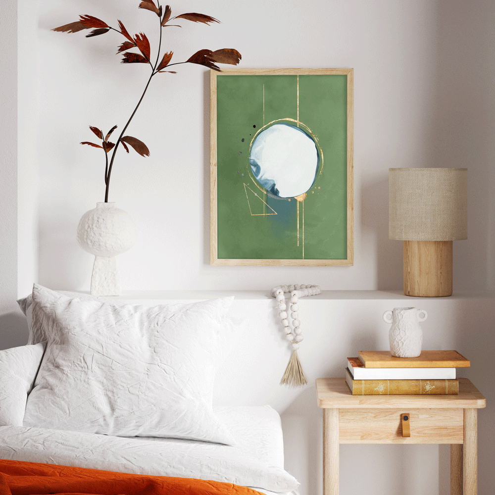 Mint Julep - II Abstract Prints - XS / Matte Paper / Rolled Art - Nook At You