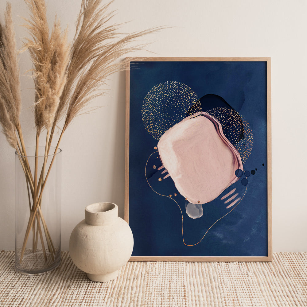 Simulé Abstract Prints-Rolled Art-Nook At You