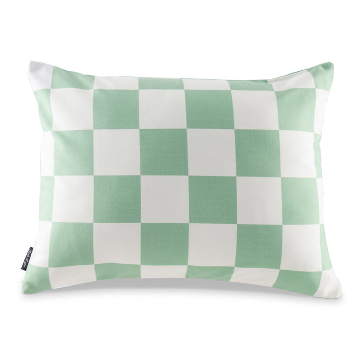Green Checkered Cushion Cover Nook At You